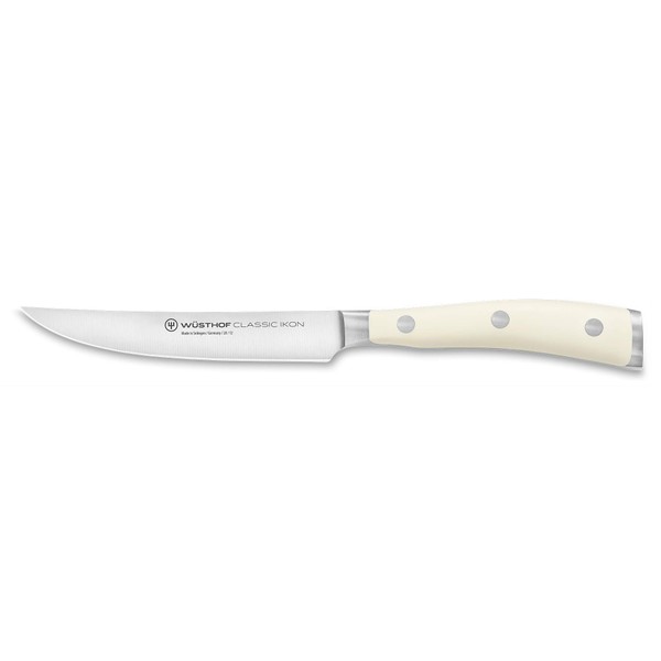 WÜSTHOF Classic Ikon Crème Steak Knife 12 cm, White