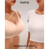 Vertvie Womens Seamless Bras No Underwire Supportive Wireless Push Up