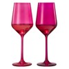 Hot Pink Wine Glasses | Set of 2 | Magenta