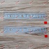 3S MOTORLINE 2X Silver 6'' in Odin We Trust Decal