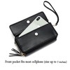 Women Crossbody Wallet RFID Blocking Cell Phone wristlet Purse with