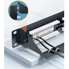 Tedgetal Cat6 Patch Panel 24 Port 1U, Keystone Patch Panel