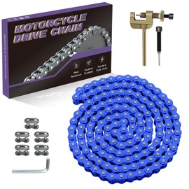 CILOYU 35 Chain with Chain Breaker Compatible with Minibike Coleman CT100U CC100X Baja Doodlebug DB30 Motovox MBX10 MBX11 Predator 97cc 100cc Mega Moto MM-B80 105cc Go Kart Powersports Parts 140 Links