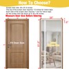 CHIYUNS White Reversible Left Right Side Opening Screen Door, Mesh