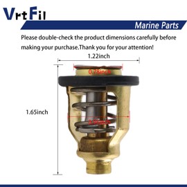 60V-12411-00 Thermostat Compatible with Yamaha Outboard 8HP-450HP