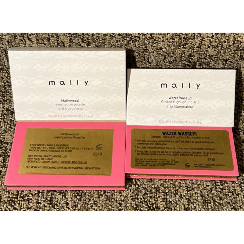 Mally 2 PC. Mally Mallywood Eyeshadow Palette & Mally WAZZA