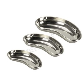 ComDent ® Kidney Trays 15cm, 20cm, 25cm, Emesis Basin, Stainless Steel, Veterinary Tray, Medical, Lab Trays Tools, CE (15 cm)