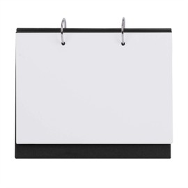 Vertical Desk Calendar Kraft Paper Blank Desk Calendar DIY Monthly Calendar Desk Calendar for Home Office Bedroom Restaurant Desktop Calendar Spiral Album Colouring Books (Black)