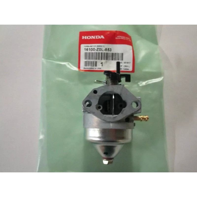 Honda Genuine OEM Honda 16100-Z0L-853 Carburetor Fits GCV160A GCV160LA GCV160LAO