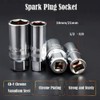 Spark Plug Socket 2PCS 3/8" 21mm Socket Set Thin Wall