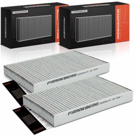 Frankberg 2 x Cabin Air Filter Pollen Filter with Activated Carbon Compatible with C2 JM 1.1L 1.4L C4 Coupe LA 1.4L 1.6L 307 3A/C 1.4L 308 SW Box/Estate 4E 1.6L Replace# 6447KL