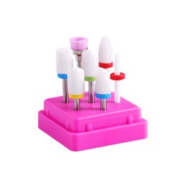 7 Pcs Nail Drill Bit Set Tungsten Carbide Diamond Nail Cutter Carbide Nail File for Gel Nails Cuticle Manicure Pedicure