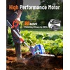 Cordless Electric Garden Tiller for Soil Cultivation – Anti-Tangle Blades