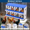 Garvee Chicken Nesting Box with Removable Tray, 8 Compartment Nesting