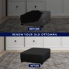 PureFit Super Stretch Form Fit Square Ottoman Cover Rectangle -