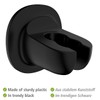 WENKO Libertà Shower Head Holder Black