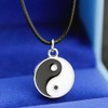 Scddboy Yin Yang Pendant Necklace for Mens - Adjustable Cord