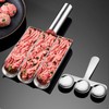 Meatball Maker with Cutting Spoon Stainless Steel Meat Baller Spoon