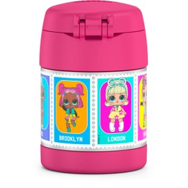 Thermos FUNTAINER 10 Ounce Stainless Steel Vacuum Insulated Kids Food Jar with Spoon, L.O.L Surprise