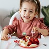 30 Car Fruit Forks, Creative Cartoon Fruit Signs, Children's Bento