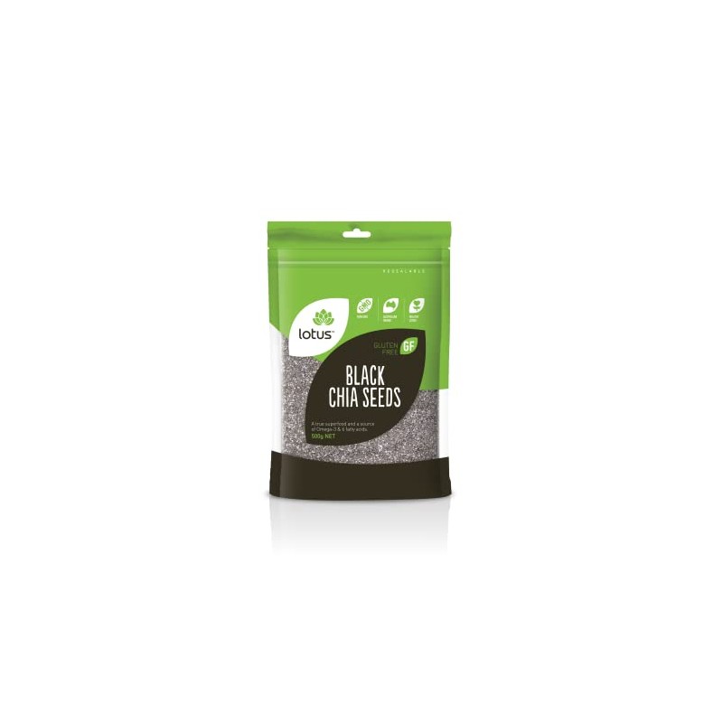 Lotus Black Chia Seeds 500 g, 500 g