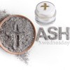 Church Supply for Ash Wednesday Easter Service 2" White Acrylic