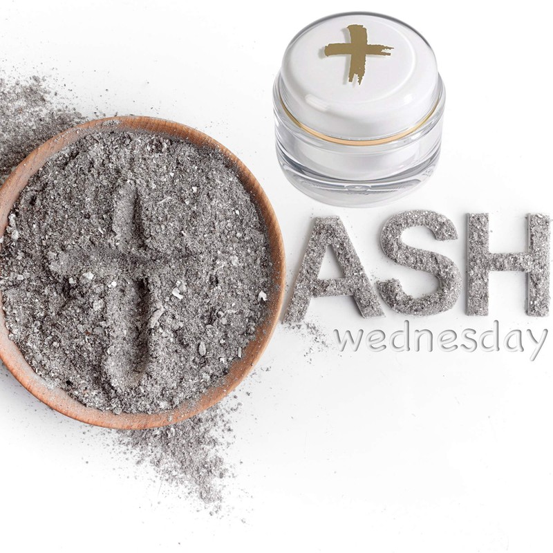 Church Supply for Ash Wednesday Easter Service 2" White Acrylic