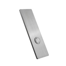 MSH Modern Stainless Hardware Model R1 Stainless Steel Doorbell Button in 304 Stainless Steel 1.57” x 5.11” x 5/32” (4mm thick)
