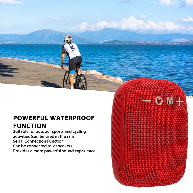 Cycling Bluetooth Speaker Waterproof Support Memory Card Radio Portable Wireless