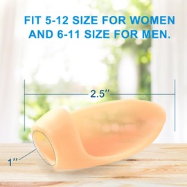 Bunion Cushions and Protectors, 10 Pieces of Bunion Pads and Cushions, Bunion Corrector for Big Toe, Relieve Foot Pain from Friction, Rubbing and Pressure - Beige