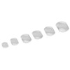 6pcs Watch Date Calendar Magnifying Glass Professional Convexity Watch Parts