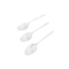 100 x Reusable Plastic Spoons, 18 cm Reusable Spoons, Reusable