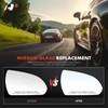 A-Premium Right Passenger Side Non-Heated Mirror Glass with Backing Plate