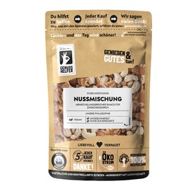 Bremer Gewürzhandel Nussmischung, natur, Nuss-Mix aus Cashewkernen, Walnüssen, Erdnüssen, Mandeln & Haselnüssen, ungesalzen, ohne Zuckerzusatz, 200g