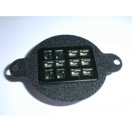 S3312FP 12 PIN JACK CHASSIS MOUNT ( 1 EACH)