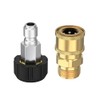 QOOWFEANIG Pressure Washer Quick Connect Kit - 1/4 Inch Quick