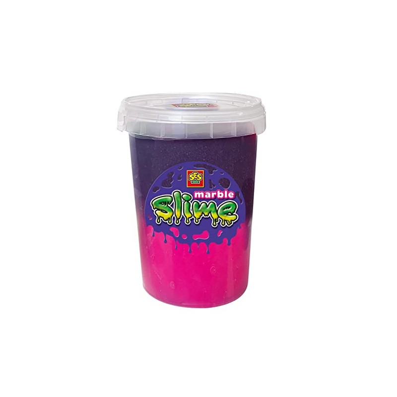 SES Creative 15024 Marble Slime Pink and Purple 200g Assorted