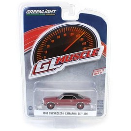 1/64 1968 Camaro SS 396 Maroon, Greenlight Muscle Series 29 13360-A