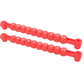 BTIHCEUOT Table Football Score Counter, Uninstall Easily Children Puzzle 2 Pieces 10 Numbers Plastic Foosball Scoreboard for Kids