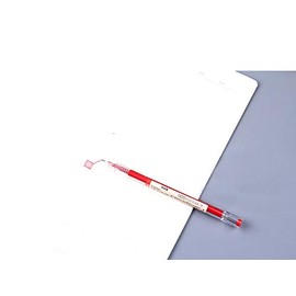 Gel Ink Pen Extra Fine Point Pens Ballpoint Pen 0.35mm Red Liquid Ink Rollerball Pens Quick-Drying For Office School Stationery Supply