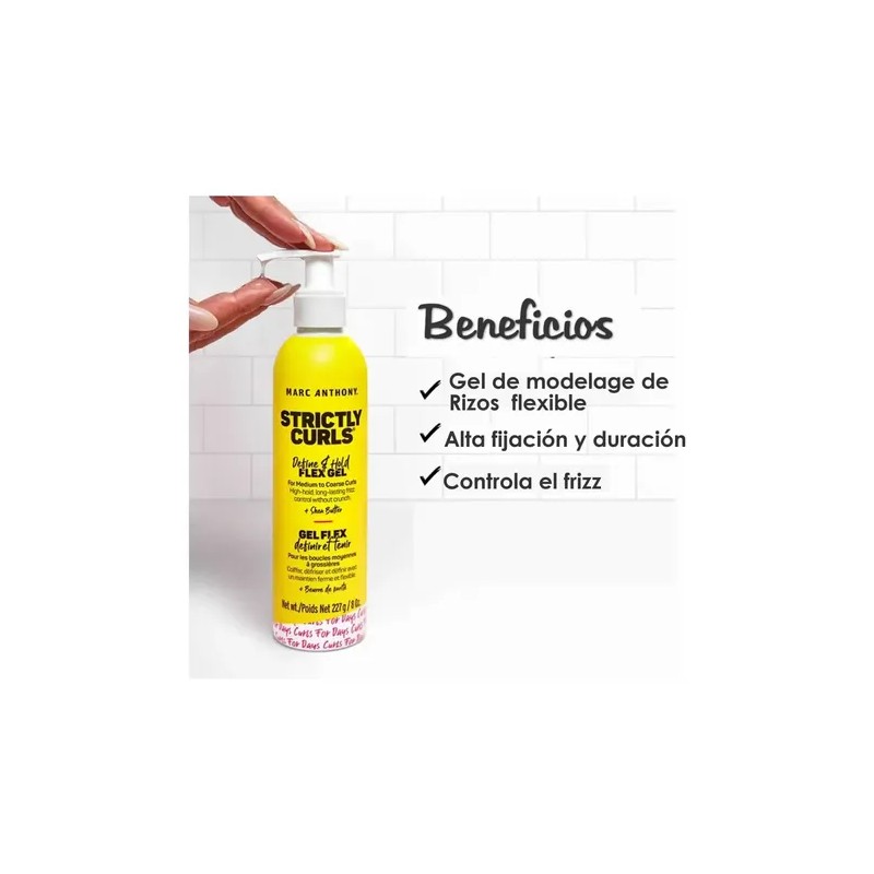 Marc Anthony Strictly Curls Define & Hold Flex Gel Rizos