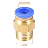 PC8-02 Push to Connect Fittings, 8mm Tube OD x 1/4”