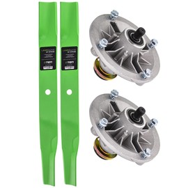 8TEN Spindle High-Lift Blade Kit for Toro 42 inch Cut Deck TimeCutter Z4200 Z4220 Z4235 Zero Turn Mower
