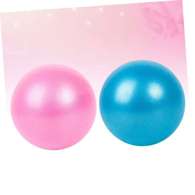 KOMBIUDA Ball 2pcs 25cm PVC Pilates Yoga Ball Explosion-Proof High