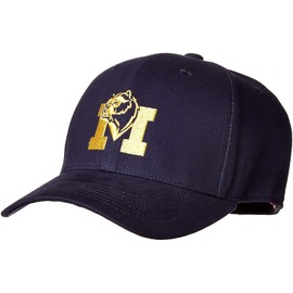 Michigan Classic Hat Fitted Cap (XL) Blue