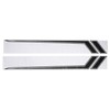 2pcs Car Side Door Sticker Waterproof Universal Sports Racing Style