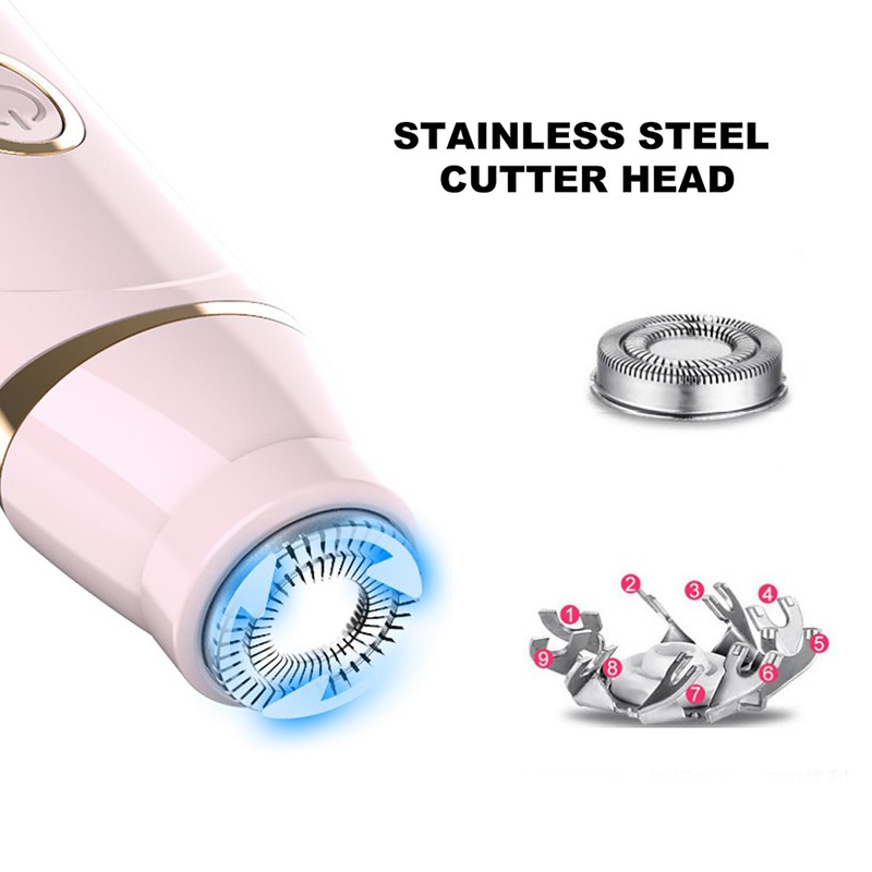 Multi Functional Women Electric Shaver Painless USB Wet Dry Dual