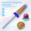 MagiBling 5in1 Tapered Barrel Nail Drill Bits, 3/32'' Safety Tungsten