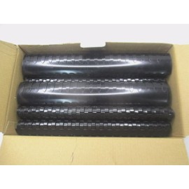 Unbranded 1-3/4" x 11" Black Plastic Comb Oval Binding 19 Ring - Pack of 50