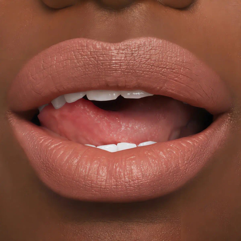 Labial Mini MAC MACximal Silky Matte Velvet Teddy Mate Sedoso